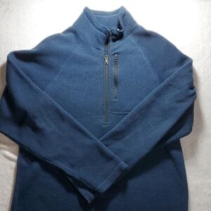 Sierra Expierence Men's Deep Blue Zip-Up Sweater XL